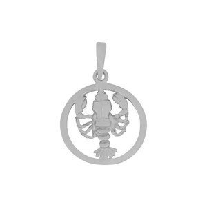 Sternzeichen-Anhänger in silber mit CANCER - SAVE 10%